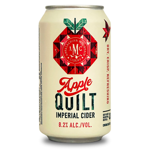 beers of america. Appalachian Mountain Cidery, Apple Quilt, 8.2% ABV. Imperial Cider. 355ml Craft ale beer can