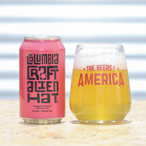 beers of america. Columbia Craft, Alien Hat, 5% ABV. 355ml Craft ale beer can
