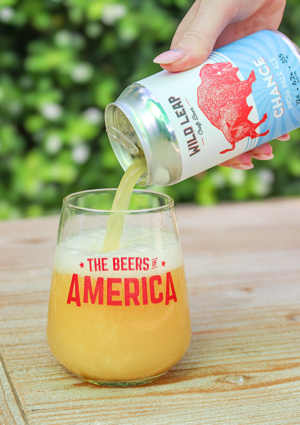 beers of america, Wild Leap, Chance India Pale Ale, 6.2% ABV. 355ml craft beer can