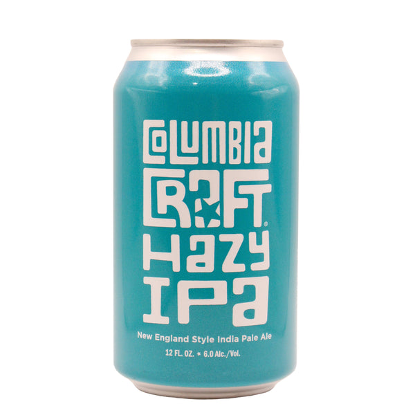 beers of america. Columbia Craft, Hazy IPA, 6% ABV. New England Style India Pale Ale. 355ml Craft ale beer can