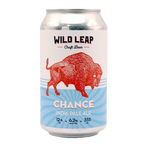 beers of america, Wild Leap, Chance India Pale Ale, 6.2% ABV. 355ml craft beer can
