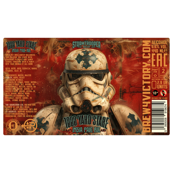 '1000 Yard Stare' Ltd Edition Signed & Numbered India Pale Ale