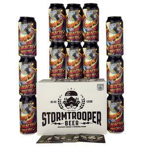 Stormtrooper beer, The Empire beer. GPA, Galactic Pale Ale, A Million Voices. Pale Ale. 6 can pack. Beer gift pack. Salt Brewery. Star Wars Gift. Craft Beer
