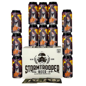 Stormtrooper beer, The Empire beer. A New Hop. Lager. 12 can pack. Beer gift pack. Salt Brewery. Star Wars Gift. Craft Beer
