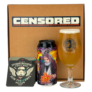 Empire beer co, gift pack 1x440m craft beer + glass, star wars fan, stormtrooper beer