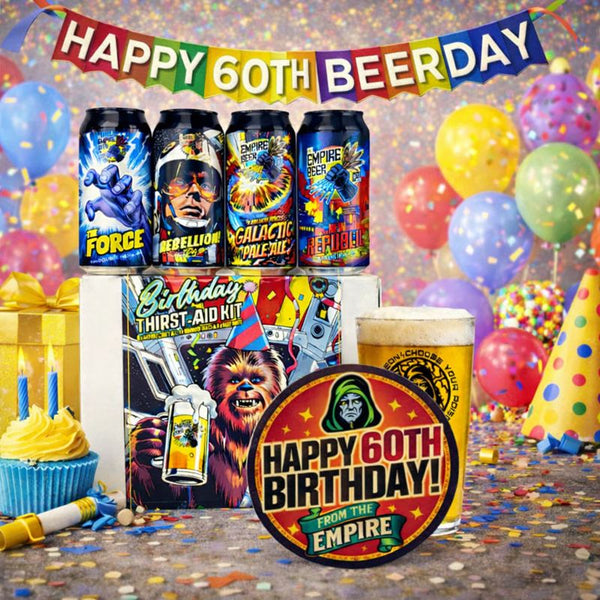 Happy 60th Birthday 'Thirst Aid Gift Pack'