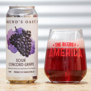 beers of america, Edmunds Oast Sour Grape 5.5%. American Sour. 473ml craft beer can