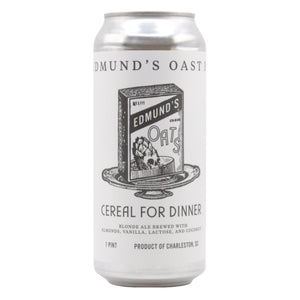 beers of america, Edmunds Oast Cereal For Dinner 5%. blonde ale. 473ml craft beer can