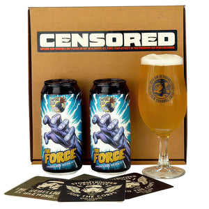 Empire beer co, gift pack 2x440m craft beer + glass, star wars fan, stormtrooper beer. Double NEIPA 8%