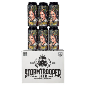 Stormtrooper beer, The Empire beer. A Black forest Gateau Stout. 6/12 can pack. Beer gift pack. Salt Brewery. Star Wars Gift. Craft Beer