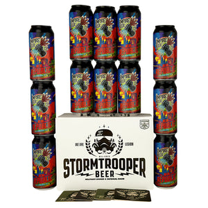 Stormtrooper beer, The Empire beer. New England IPA. 12 can pack. Beer gift pack. Salt Brewery. Star Wars Gift. Cart Beer