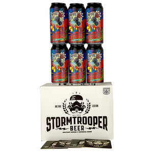 Stormtrooper beer, The Empire beer. New Republic. New England IPA. 6 can pack. Beer gift pack. Salt Brewery. Star Wars Gift. Craft Beer