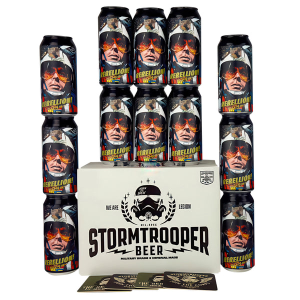 Stormtrooper beer, The Empire beer. Rebellion. IPA. 12 can pack. Beer gift pack. Salt Brewery. Star Wars Gift. Craft Beer