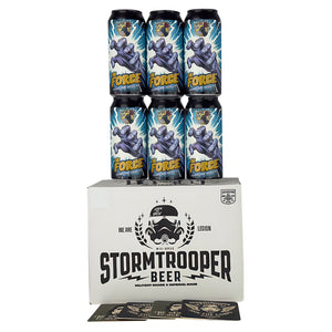 Stormtrooper beer, The Empire beer. The Force. Double New England IPA. 6 can pack. Beer gift pack. Salt Brewery. Star Wars Gift. Craft Beer