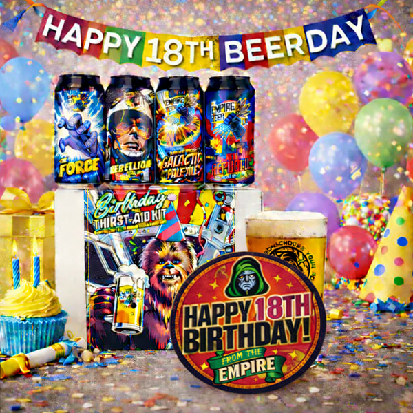 Happy 18th Birthday  'Thirst Aid Gift Pack'